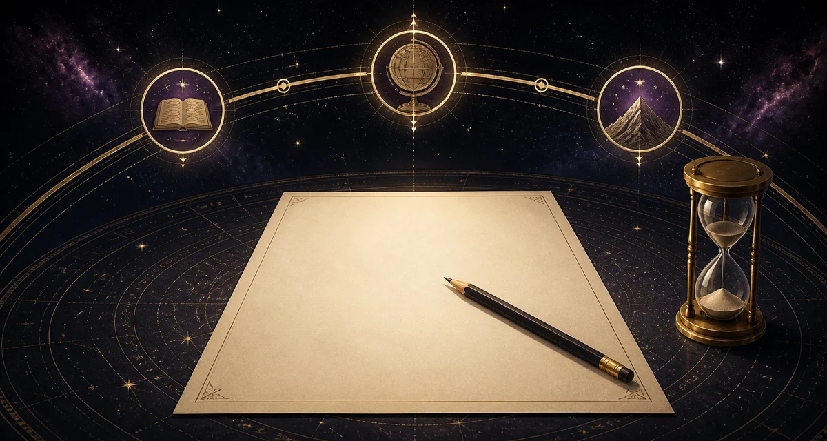 Celestial timing illustration for important exam